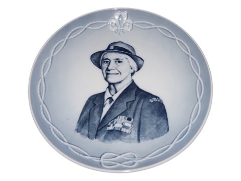 Royal Copenhagen 
Scout plate Fellowship Day 1981 Olave, Lady Baden-Powell
