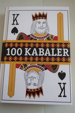 Book about game of patiences
100 different patiences
 (se mere info på foto af bagsiden af bogen)
2015
Forlaget Lindhardt & Ringhof
Antal sider: 248
In a good condition