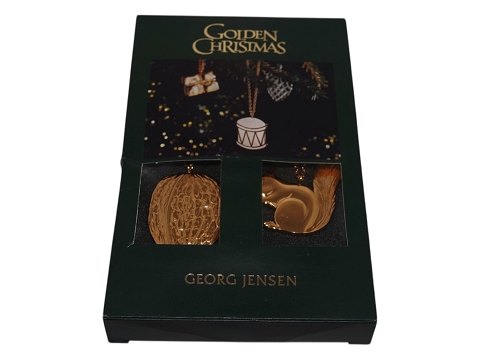 Georg Jensen Golden Christmas
Ornament - Walnut and Squirrel