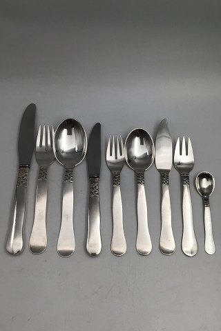 Georg Jensen Sterling Silver Ladby (Nordic) Set 6 People (54 pcs)
