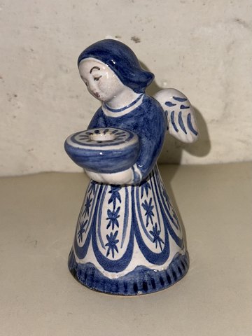 L. Hjorth angel as a candle holder in ceramic