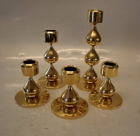 Gold Drop Candlestick from Asmussen Design 24 Gold Plating