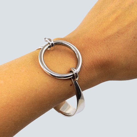 Bent Gabrielsen for Hans Hansen; A brangle of sterling silver