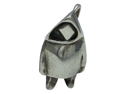 Tage Hansens Guldsmedie Heavy sterling silver pendant of a Greenland man