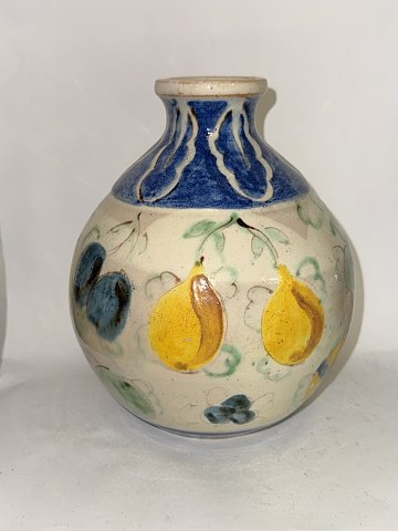 Frugt motiv på Anders Høy vase