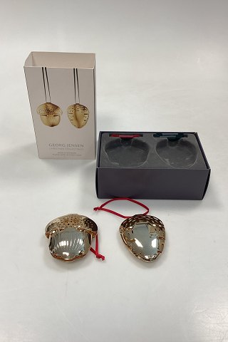 Georg Jensen Christmas Collectibles Ornaments – Acorn and Pinecone 2018