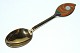 Christmas spoon 1971 A. MichelsenThe golden spaceSOLD