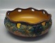 Ïpsen  Fruit bowl with grapes Signed AS for Axel Sorensen 1939 128 XI AS-25 x 10 
cm