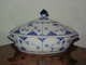 Royal Copenhagen Blue Fluted Half Lace, lidded bowl