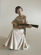 Bing & Grondahl Figurine Woman with Guitar No 1684