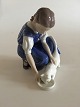 Bing & Grondahl Figurine Girl with Cat No 1745
