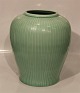 Aluminia kunstfajance 
 2649 Stor Grøn Marselis Vase