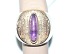 Gold ring with amethyst, 14 carats gold