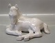 Danish Art Pottery White HorseMichael Andesen Bornholm 16 x 24 cm