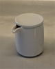 White Pot 6210 Creamer, small  0.6 dl. (392) with lid 6.5 cm
 Design Grethe Meyer Royal Copenhagen Porcelain