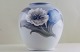 Royal Copenhagen vase with a flower and butterflies.