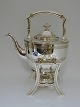 Lundin Antique presents: Hot water kettle and burner.Silver (830) made by Heimbürger