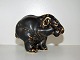 Royal Copenhagen brown stoneware figurine
Elephant cub

