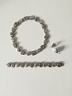 Danam Antik presents: Georg Jensen Sterling Silver Bittersweet Jewelry set with Necklace, Bracelet and earrings ...