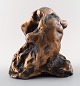 Danish sculptor, modern abstract bronze sculpture.
