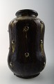 Danish ceramist, beautiful ceramic vase.
