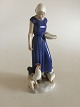 Bing & Grondahl Figurine of Woman feeding the chickens No 2220