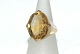Gold ring with Citrin