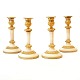 Aabenraa Antikvitetshandel presents: Set of four candle holders, marble and bronzeFrance around 1810