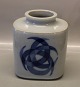 B&G Art Pottery B&G 7224 Vase with blue moderne decoration 17 x 15.5 cm Valdemar 
Pedersen VP A7M