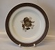Brown Tranquebar 0948-45 Dinner plates 24.4 cm  Aluminia Faience 
