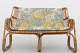 Roxy Klassik presents: R. Wengler / WenglerWicker sofa w. new cushions in "La Foret, Lemon" See matching easy ...