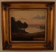 ANDERSEN-LUNDBY Anders, 1841-1923.
Danish landscape.
Oil on wood.