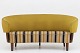 Roxy Klassik presents: Aage Sattrup / Sattrups PolstermøbelfabrikSofa with floating back in yellow and brown ...