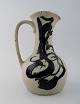 Mogens Andersen for Royal Copenhagen : 
Stoneware pitcher decorated with matt, grey glaze and black glazed patterns.