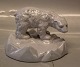 Michael Andersen & Son, Bornholm 4055 A AF  Polar bear tray 10 x 15.5 cm