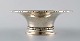 Early F. Hingelberg bowl of three towers silver, classic design, hammered.