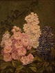 E. C. Ulnitz: Blomstermaleri.
Olie på lærred.