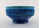 Bitossi, Rimini-blå skål i keramik, designet af Aldo Londi.
