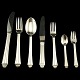 Hans Hansen; Arvesølv 6 silver cutlery, complete for 12 persons, 109 pieces