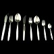 Antik 
Damgaard-
Lauritsen 
presents: 
Georg 
Jensen, Tias 
Eckhoff; 
Cypres/Cypress 
silver cutlery, 
complete for 60 
...
