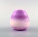 Kosta Boda, Sweden. Purple egg in mouth blown art glass. Swedish design 1980