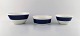 Hertha Bengtsson (1917-1993) for Rörstrand. Set of 3 "Koka" bowls, service in 
glazed stoneware.