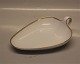 199 Heart shaped bowl 26 x 19 cm B&G Minuet White form, saw tooth gold rim, form 
601 
