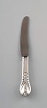 Evald Nielsen number 3, dinner knife in hammered silver (830). 1920