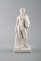 Antique and rare Royal Copenhagen sculpture in biscuit. Sculpture of Hercules 
after Thorvaldsen. Ca. 1870.