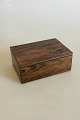 Klitgaard Rose wood Box with silver inlay in the lid