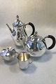 Danam Antik presents: Georg Jensen Sterling Silver Coffee Pot, Tea Pot Creamer and Sugar Bowl No 456