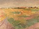 Marius Hammann (1879-1936). Danish painter. Oil on canvas. Modernist landscape. 
1920 / 30