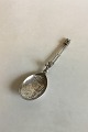 Old Norwegian Wedding Spoons with doves and deers. Done in 13 loedig.. silver