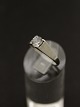 B Hertz sterling silver ring size 56 with clear stone